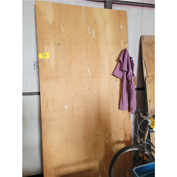 2- sheets of plywood