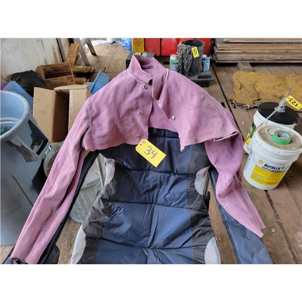 Welders leather jacket