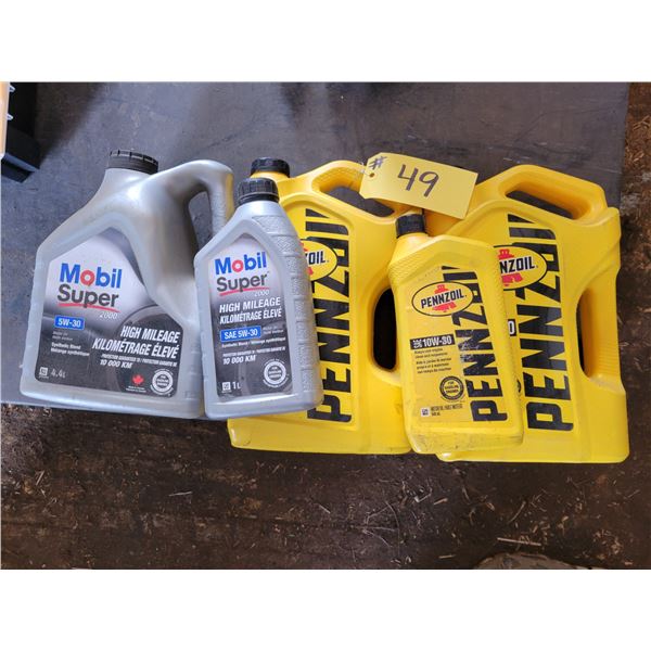 Approx. 15 litres of oil, 5W-30 & 10W-30