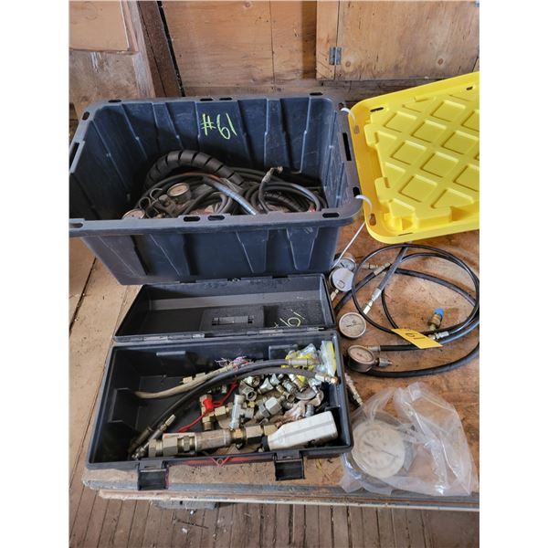 Qty of Hyd test equip./fittings