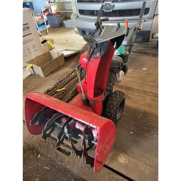 Honda 28" snowblower c/w GX270 elec. start c/w misc. parts