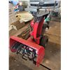 Image 1 : Honda 28" snowblower c/w GX270 elec. start c/w misc. parts