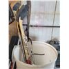 Image 1 : 5- Hockey sticks, 4- golf clubs & white barrel