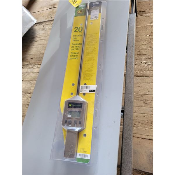 New JD hay tester