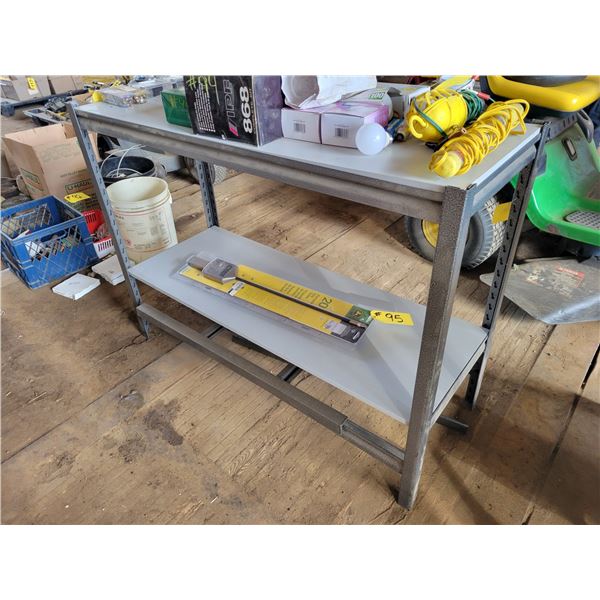 As new metal shelf, 18" x 4'