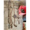 Image 2 : Various heavy chains c/w crate of chain repair