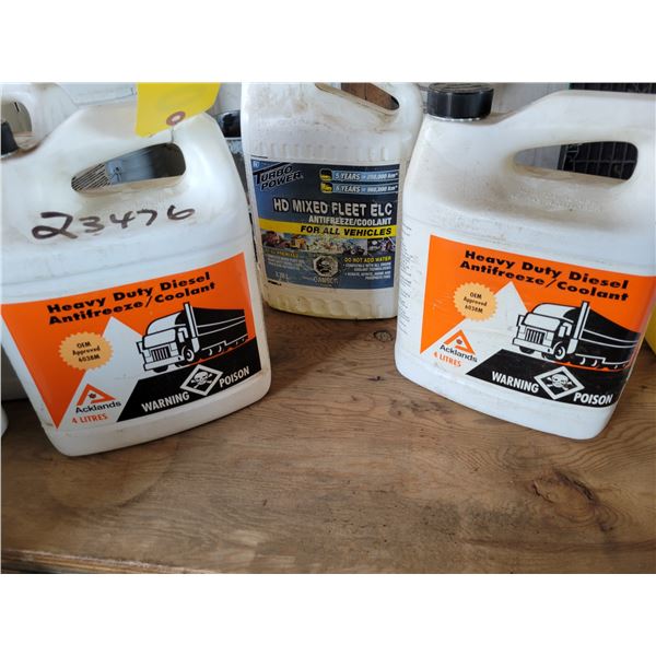 2 1/2 jugs of antifreeze