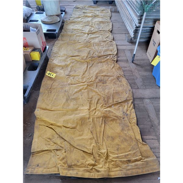 Heavy canvas tarp (good)
