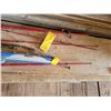 Image 2 : (Lots 140 & 142 are a Group Lot) 3- Fishing rods & qty of leads