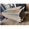 Image 1 : (Lots 152 & 153 are a Group Lot) Approx. 82- 14" & 15" x 3/4" plywood, mainly 8 ft