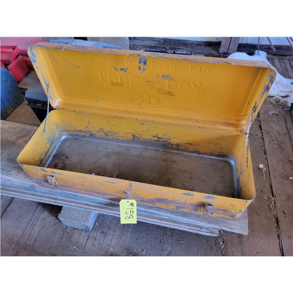 Original Komatsu tool box, 31"