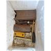 Image 3 : 2- Containers of misc. steel, files, hammer, buffing wheels, qty of angle & flat bar, etc.