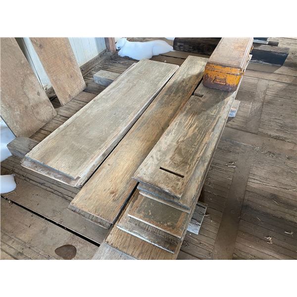 Approx. 46- 11 1/2" of plywood sheets