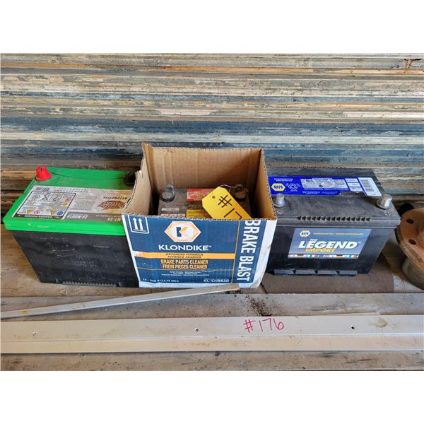 3- 12V batteries, (all have spark)