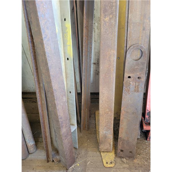 Qty of angle & flat iron