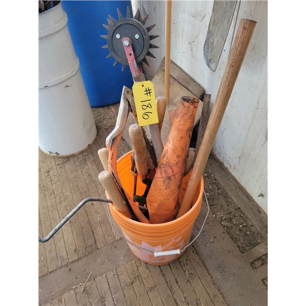 Edger, hedge trimmer, garden hose & misc.