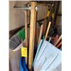 Image 5 : Sledge hammer, spades, grass whip, rakes, post auger, lining bars, shovels, squeegee & barrels