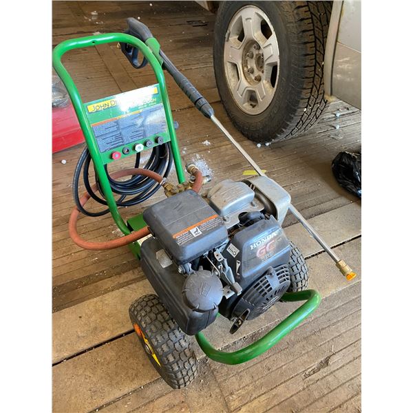 JD Pressure washer (running) c/w wand & Honda GC160 motor