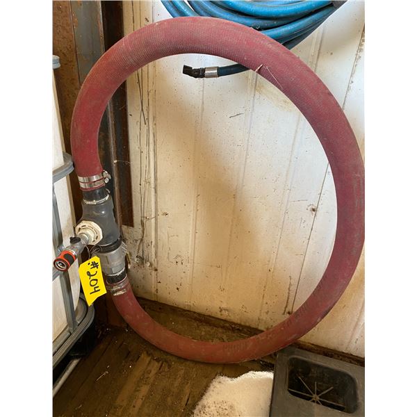 (Lots 203A to 215 are a Group Lot) Red 2" hose c/w fittings