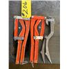 Image 1 : (Lots 203A to 215 are a Group Lot) 2- Red fire hose clamps & 2- hose union separators