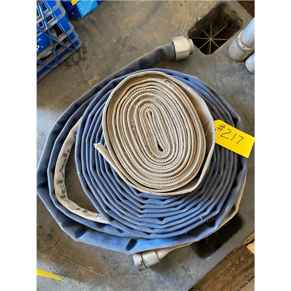 Blue & white pump hose