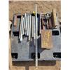 Image 1 : Pallet of steel, pipe, rails