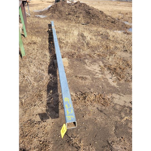 Galvanized sq. tubing, 16 ft 5 inches