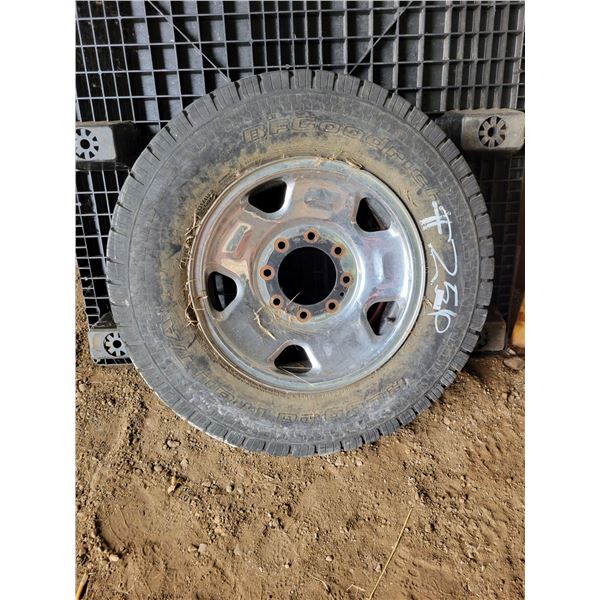 GM 8-hole rim & tire