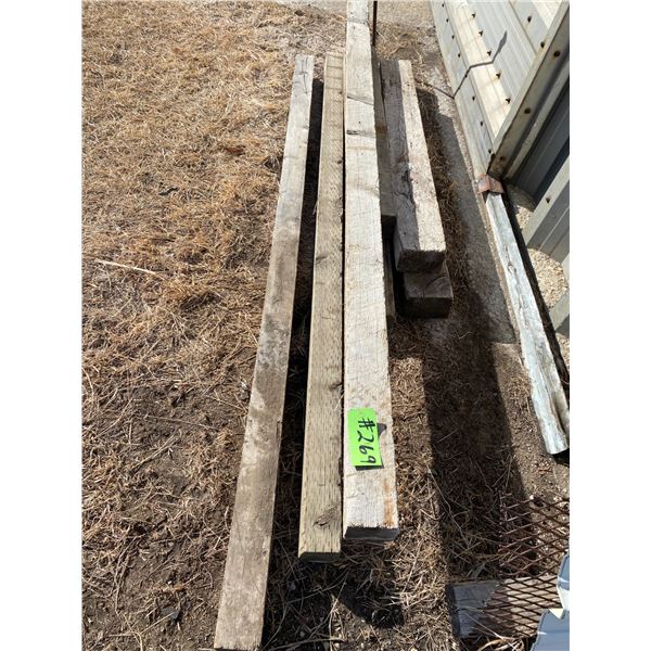 4x4's & misc. tin & crating