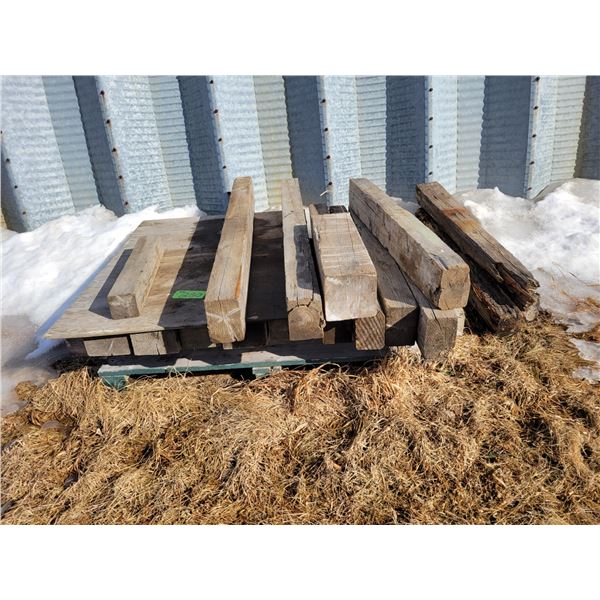 Pallet of 4" x 6" skids