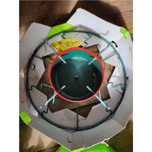 (Lots 236C to 236F are a Group Lot) New Christmas tree stand (over $50 at home depot)