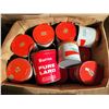 Image 2 : (Lots 236C to 236F are a Group Lot) 2- Boxes of Tins & old canister set