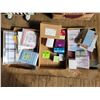 Image 1 : 3- boxes of scrapbook paper photo matts, punches etc.