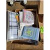 Image 4 : 3- boxes of scrapbook paper photo matts, punches etc.