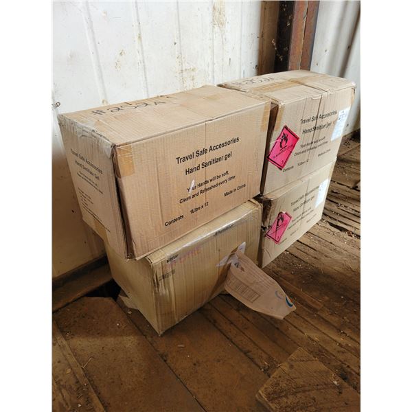 (so much each x 4) 4- Boxes of hand sanitizer