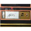 Image 2 : WALTER PAYTON SIGNED INDEX CARD AND JERSEY DISPLAY  (PSA DNA