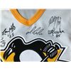 Image 2 : PITTSBURGH PENGUINS 2019 JERSEY MULTI SIGNED (LEMIEUX, COFFEY,BORASSO,TROTTIER) REICH COA