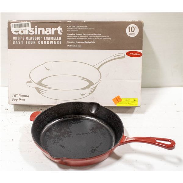 CUISINART 10"  CHEF'S CLASSIC ENAMELED CAST IRON