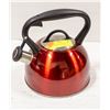 Image 1 : CUISINART AURA 2 QUART TEA KETTLE METALLIC RED