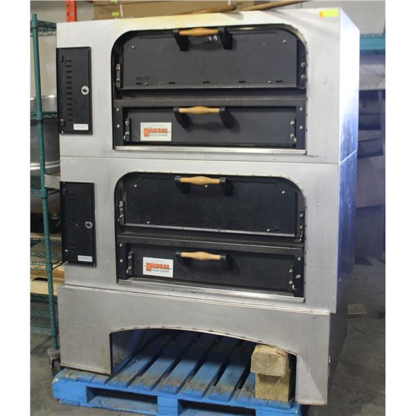MARSAL MB 236 BRICK LINED DOUBLE DECK PIZZA OVEN