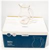Image 1 : 6 NEW VITRUM BEN 19.9OZ/500ML GLASS PITCHERS
