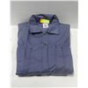 NEW WEAR FIRE RESISTANT BLUE/GRAY COVERALLS SZ 46