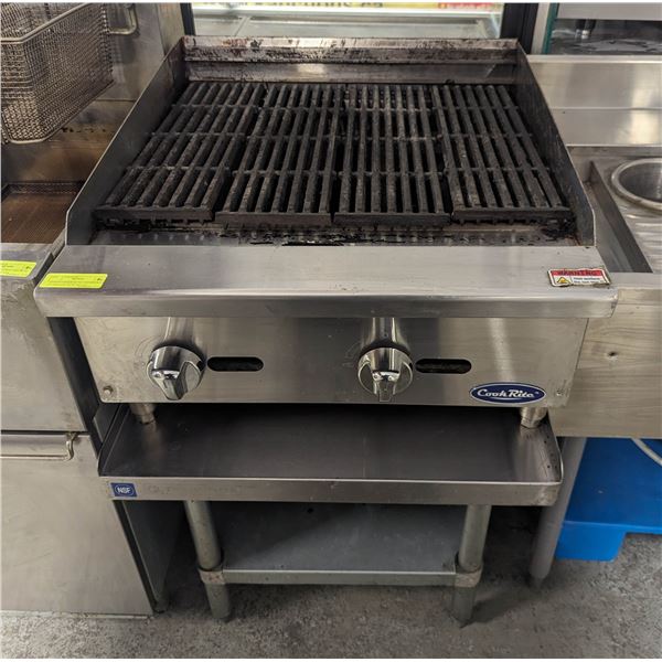 ATOSA COOKRITE 24" COUNTERTOP CHARBROILER W/ STAND