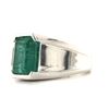 Image 2 : Oscar Friedman Emerald & Diamond Toi et Moi Ring
