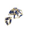 Image 3 : Lapis Lazuli Box S-Link Station Necklace Bracelet