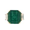 Image 2 : Extraordinary 12.7CT GIA Emerald and Diamond Ring