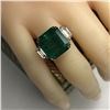 Image 8 : Extraordinary 12.7CT GIA Emerald and Diamond Ring