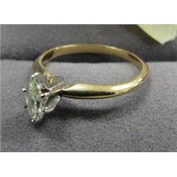 1/4 carat Diamond Marquis lady's ring, 14 K (plumb) gold (113)