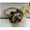 Image 1 : Vintage 14 K Gold Sapphire Dome Ring (113)