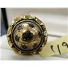 Image 3 : Vintage 14 K Gold Sapphire Dome Ring (113)